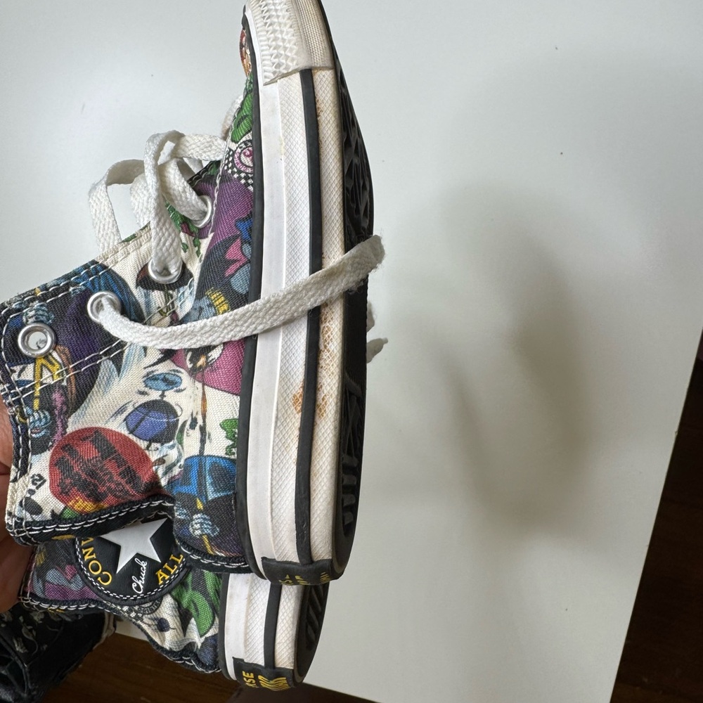 Batman boys high top converse size 11 - Picture 2 of 9